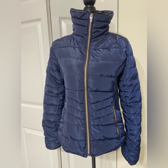 Jackets & Blazers - Special One Women's Navy Puffer Jacket size M